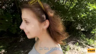 I Want To Fuck Right Now¡ Let's Go To The Park Outdoor POV